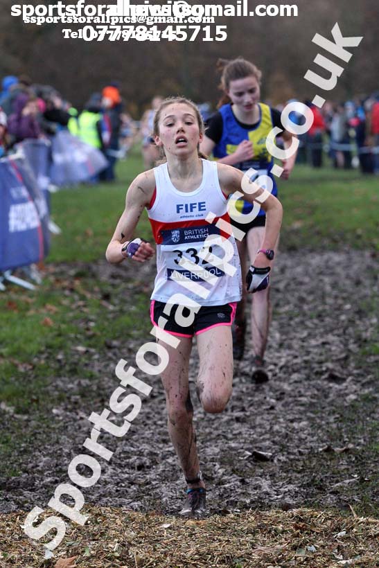 Girls under-15s 2017 British Athletics Liverpool Cross Challenge, Sefton Park, Liverpool. Photo:  David T. Hewitson/Sports for All Pics